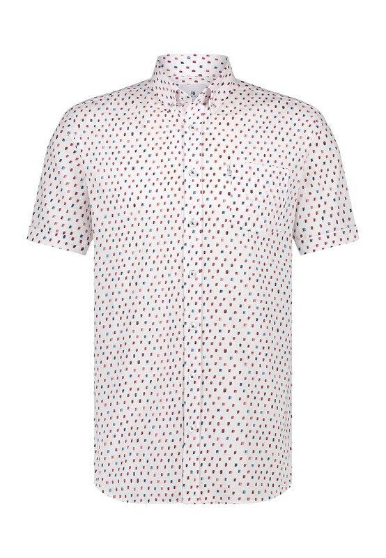 State of Art Shirt SS Print Struc wit:kersrood 26414241