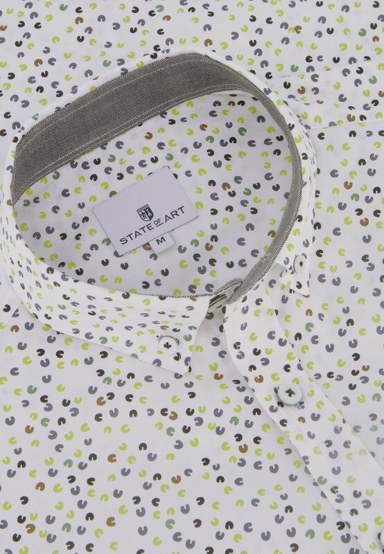 State of Art Shirt SS Printed Pop Wit 26414201
