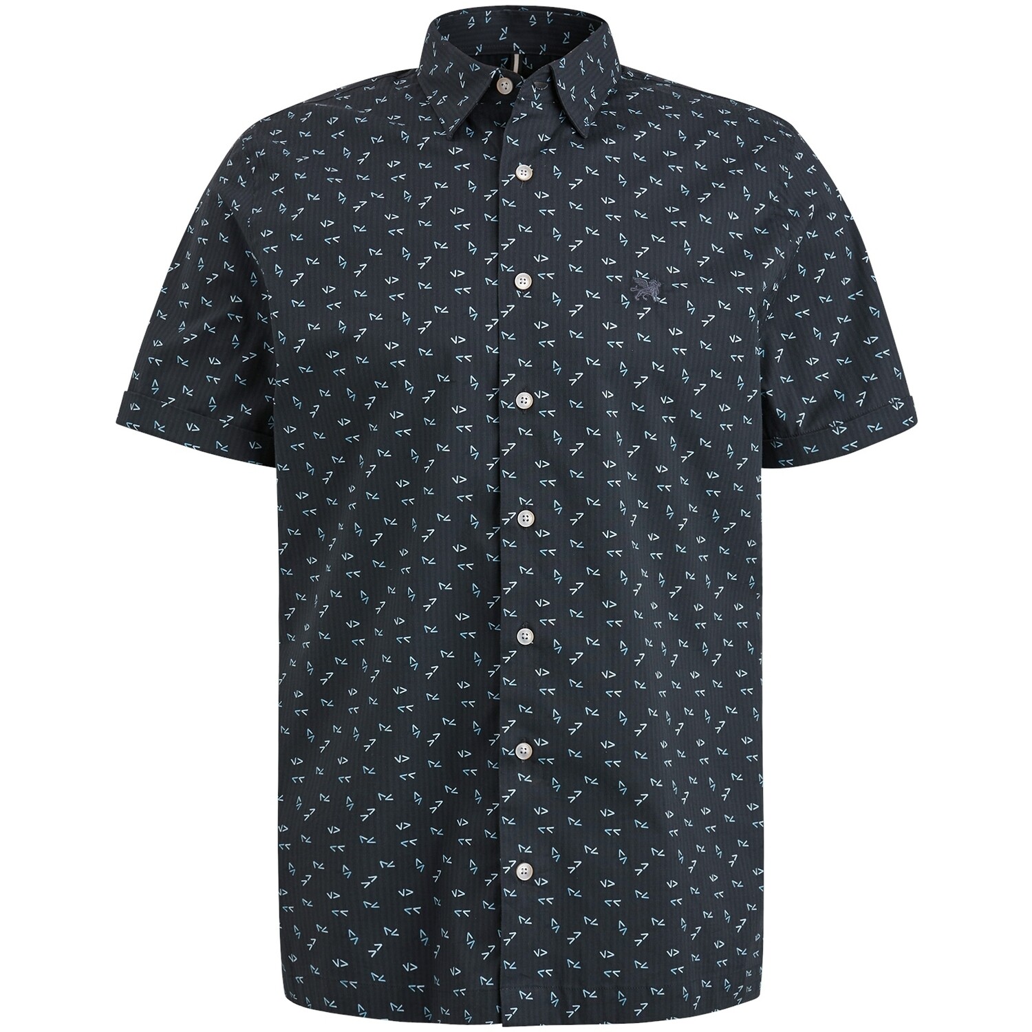 Vanguard Short Sleeve Shirt Print on poplin Zwart VSIS2403238