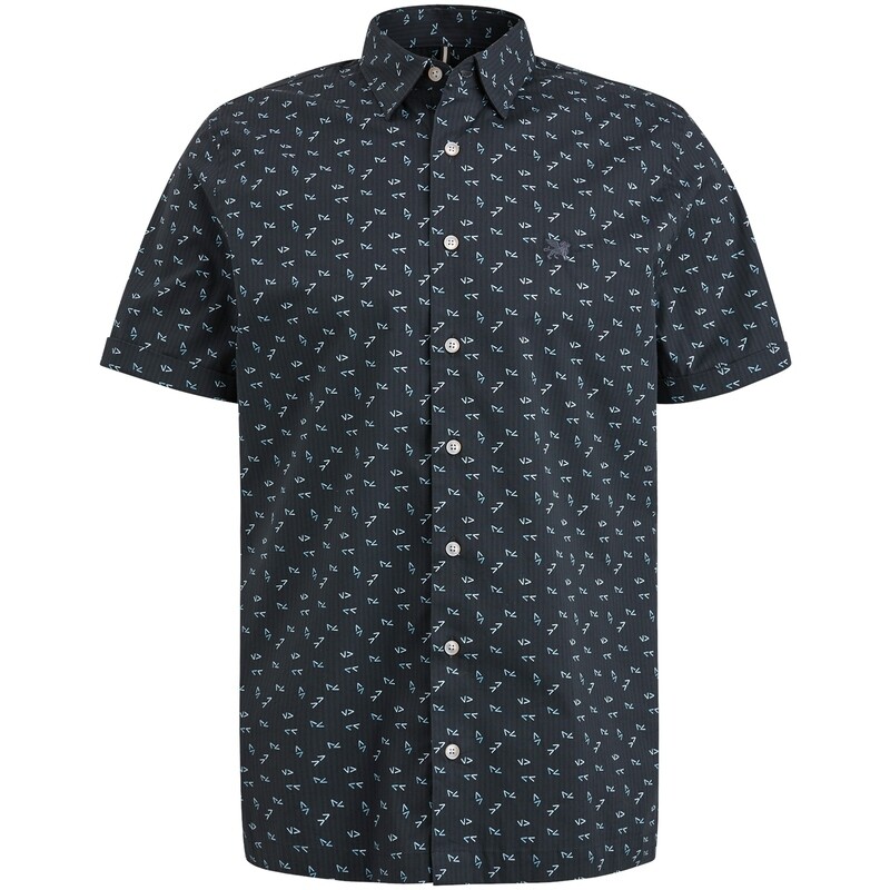 Vanguard Short Sleeve Shirt Print on poplin Zwart VSIS2403238