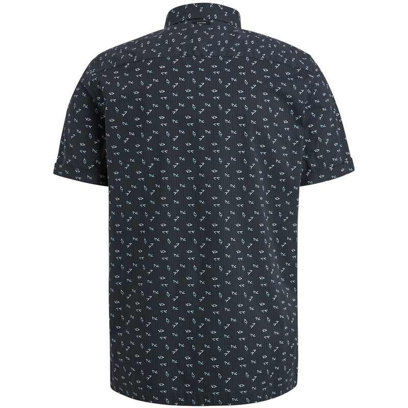 Vanguard Short Sleeve Shirt Print on poplin Zwart VSIS2403238