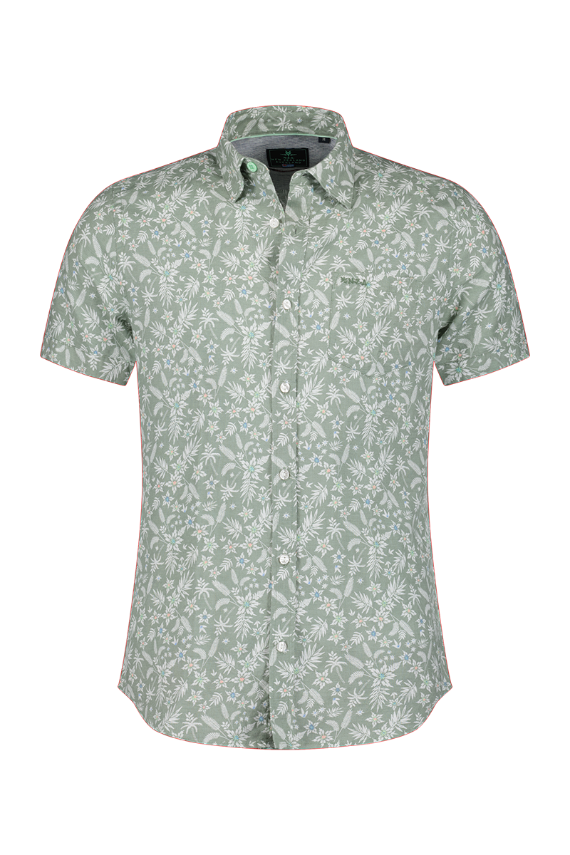 New Zealand Auckland Shirt short sleeve Featherston Groen 24CN542S