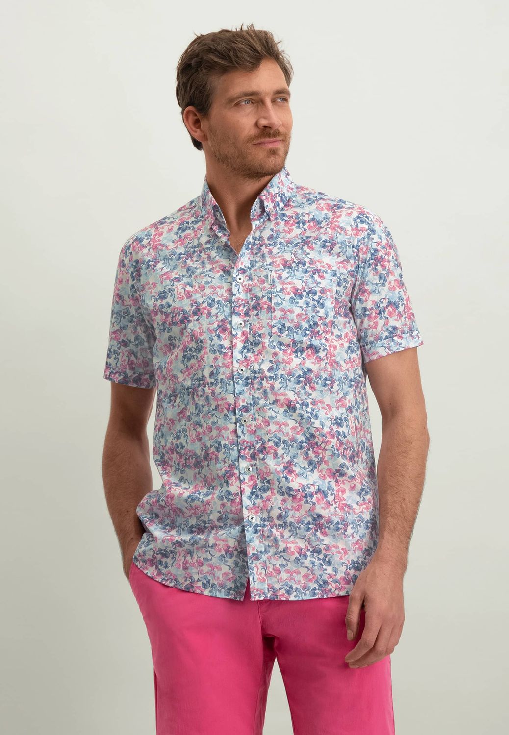 State of Art Shirt SS Print Popli wit:flamingo 26414901