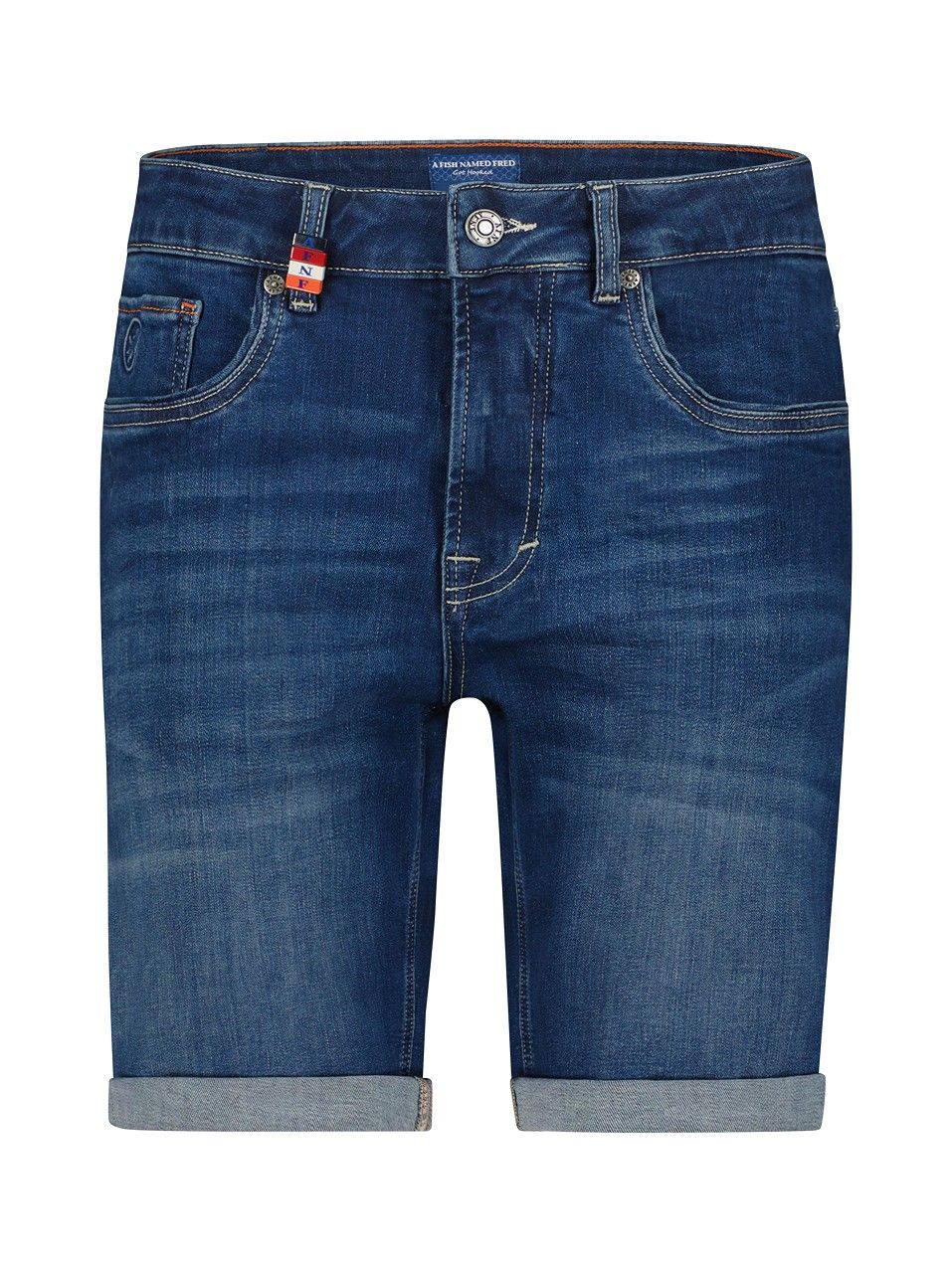A Fish Named Fred Jeans short Blue 99.2201