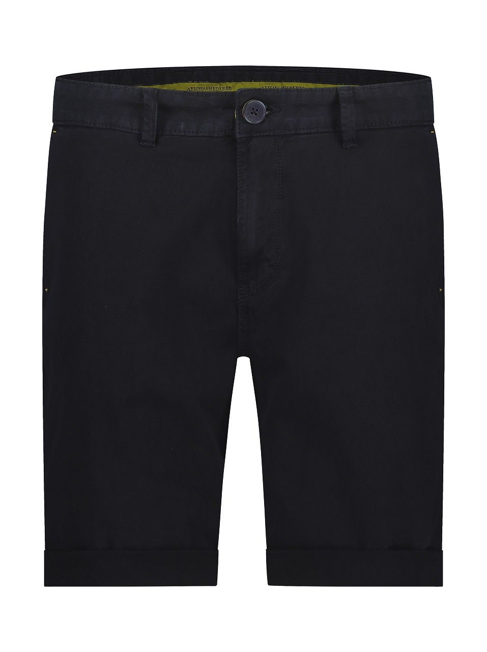 A Fish Named Fred Garment dye bermuda Navy 99.2202