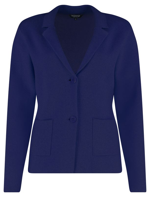 Bloomings Knitted blazer F/N Navy SLK20-8505