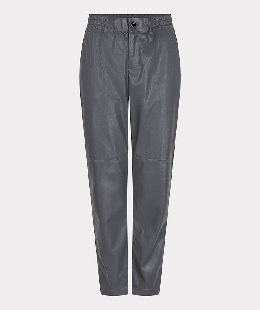 Leather jogger trousers sale