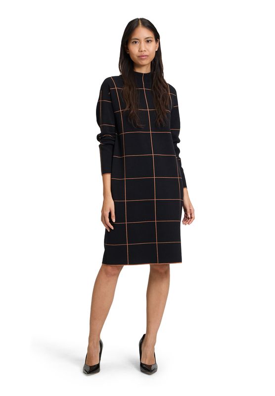 Betty Barclay jurk Patch Black/Brown 51681046