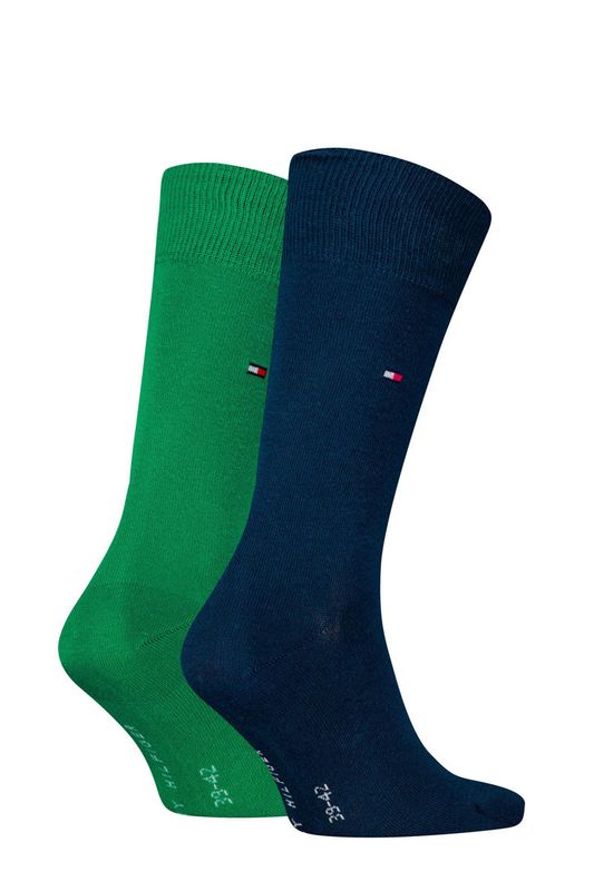 Tommy Hilfiger TH MEN SOCK CLASSIC 2P, 39/42 OLYMPIC GREEN 371111