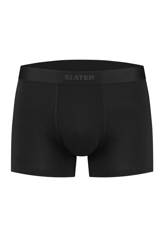 Slater Bamboo BOXER 2-pack boxershort Zwart 8820-Slater
