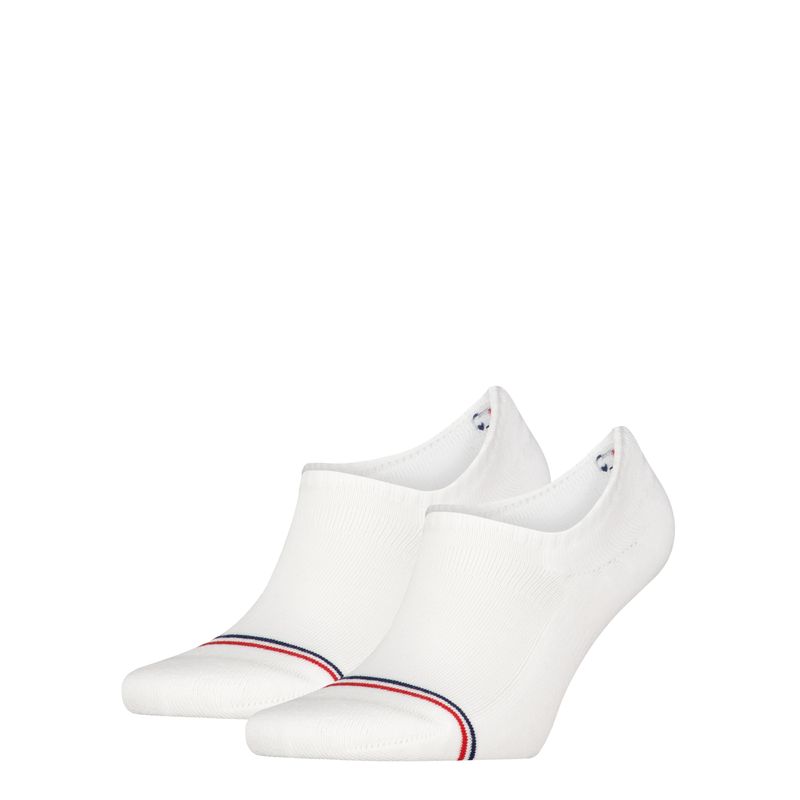 Tommy Hilfiger sneaker sokken TH UNI TJ FOOTIE 2P ICONIC white 701228179
