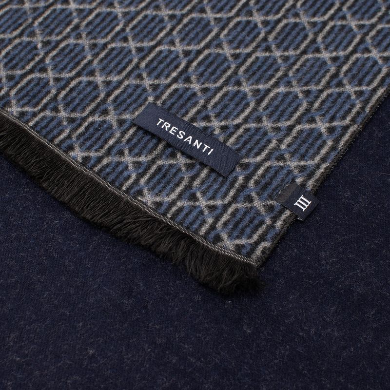 Tresanti DIODORO | Viscose scarf with III-bra Dark blue TRSCIE215
