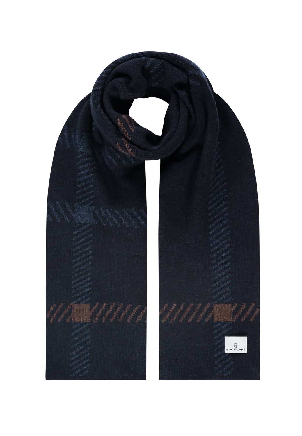 State of Art Shawl Knitted donkerblauw:kobalt 82524861