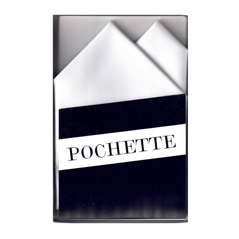 Daspartout Pochette wit 2 punts Wit Pochette punt