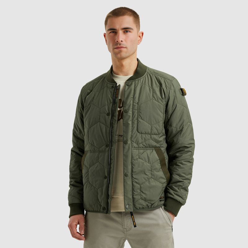 PME Legend Short jacket FLYGLICER Lire Rib Thyme PJA2502102