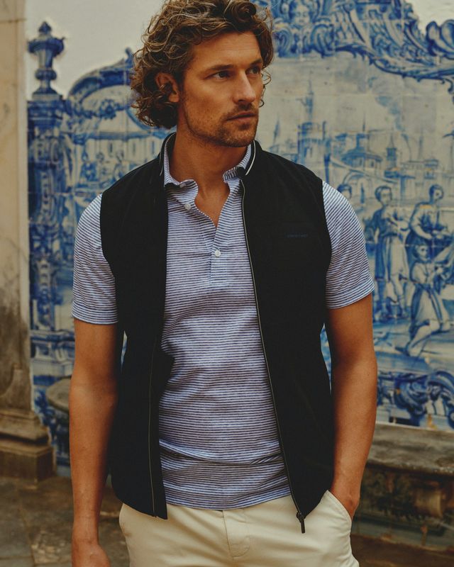 State of Art Bodywarmer Plain Dou Blauw 79115501