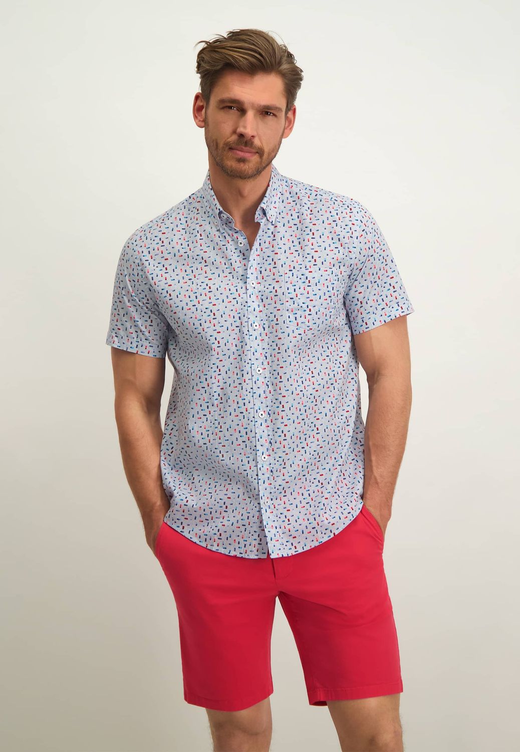 State of Art Shirt SS Printed Pop Wit 26413946