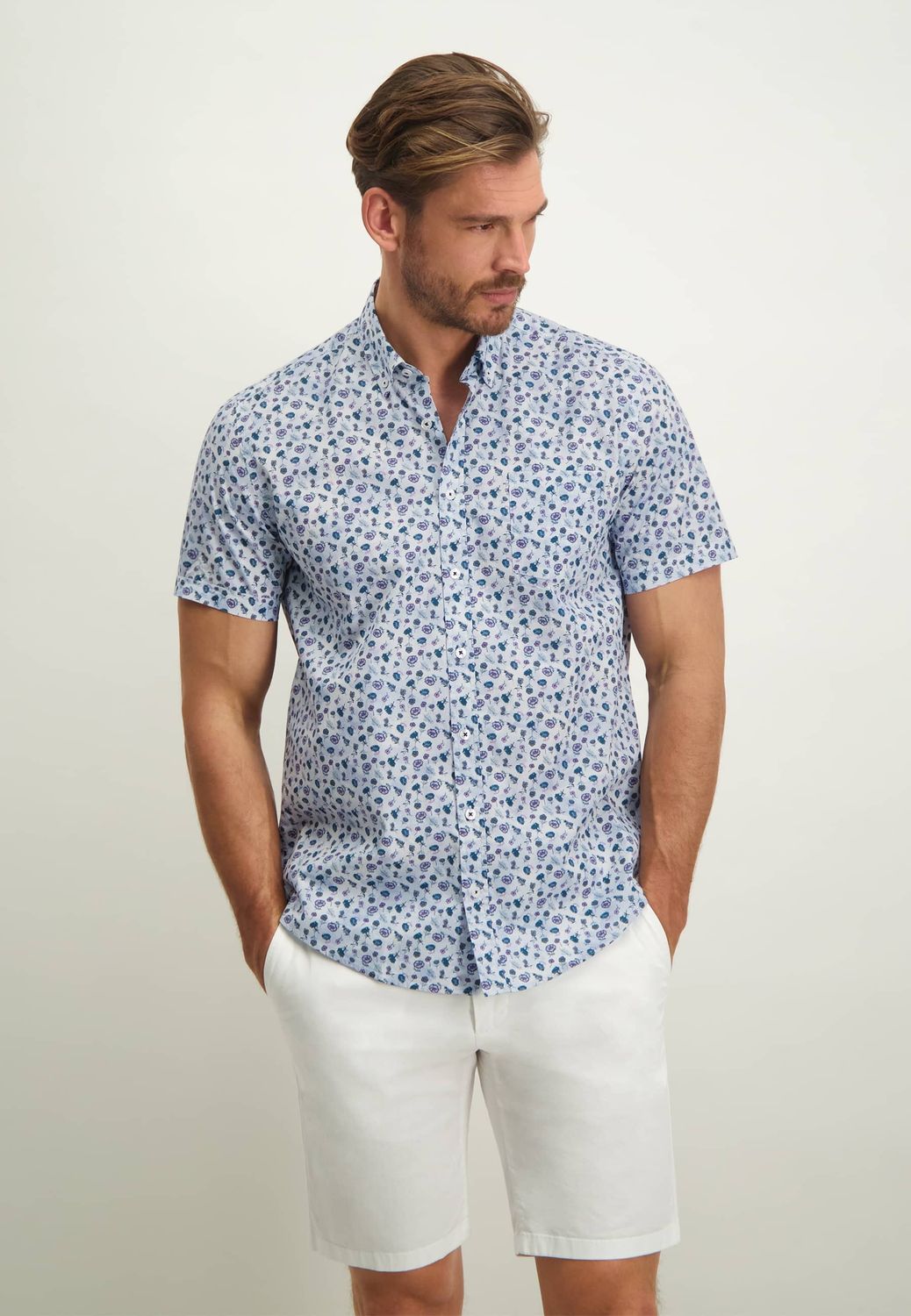 State of Art Shirt SS Printed Pop Wit 26413945