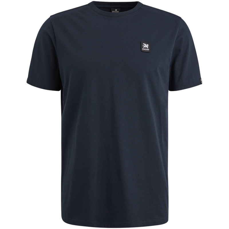 Vanguard R-neck cotton elastan jersey versa Blauw VTSS2502501