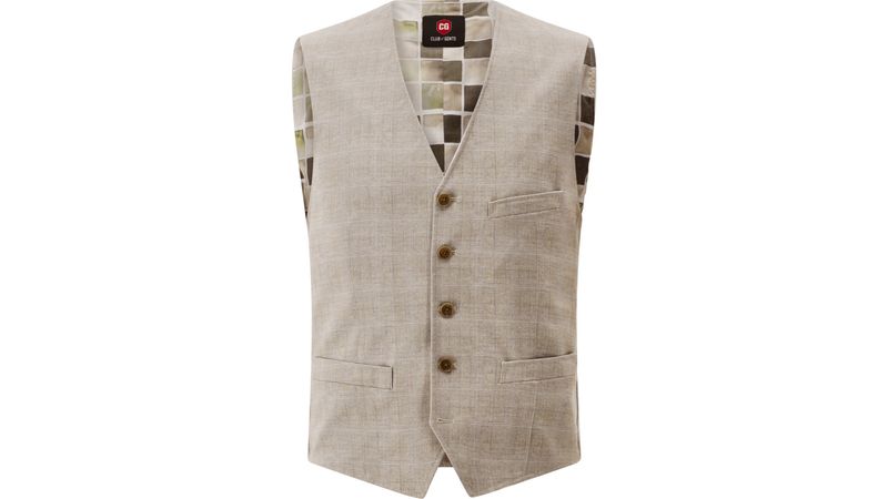 Carl Gross CG ** CLUB of GENTS + Weste/Waistcoa Beige 51.233J3 / 243150