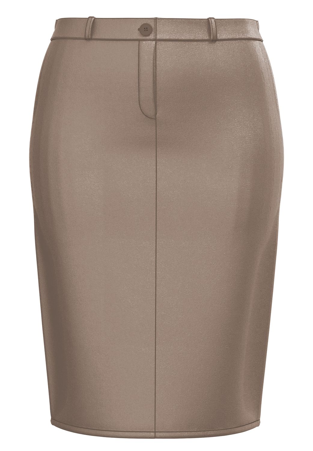 Frank Walder Rok beige/brow S51601203