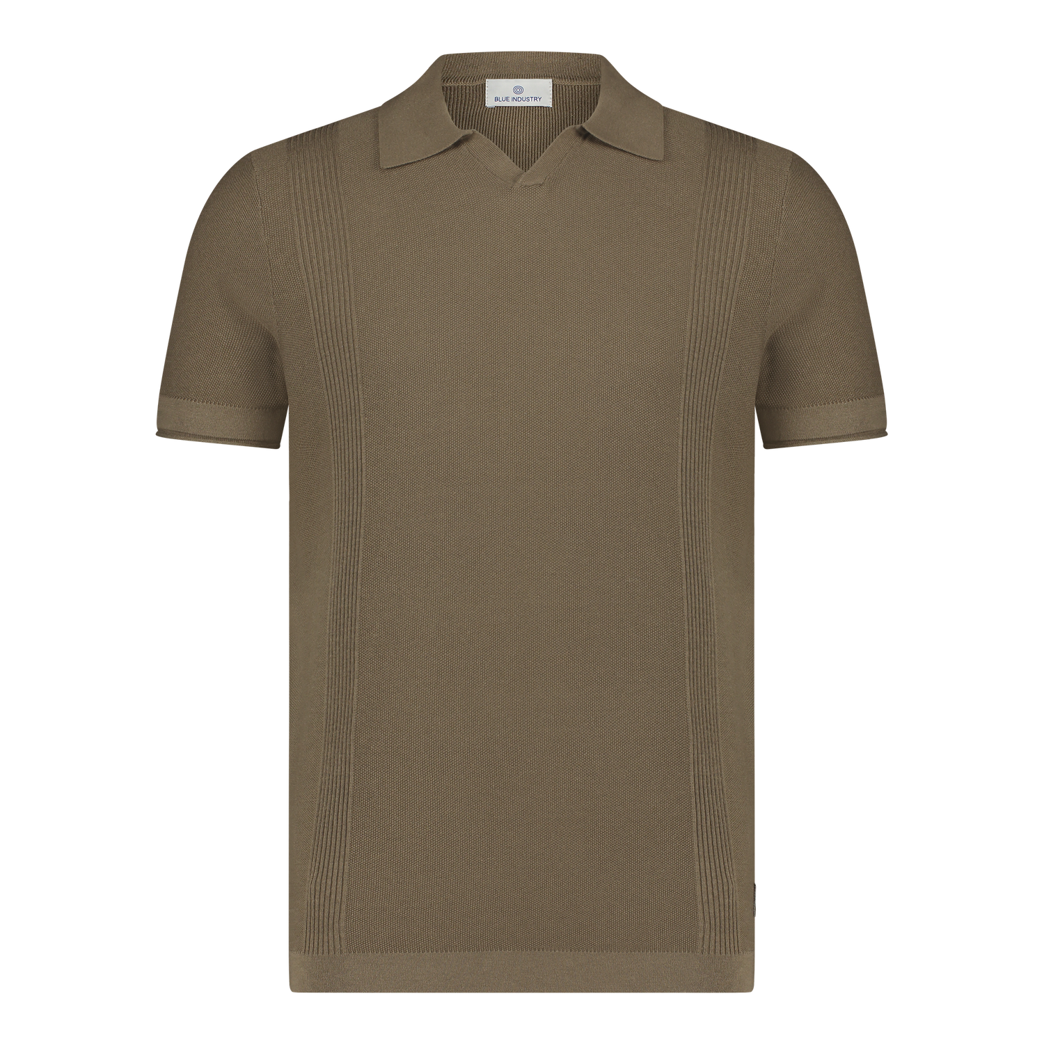 Blue Industry polo BROWN KBIS25-M10