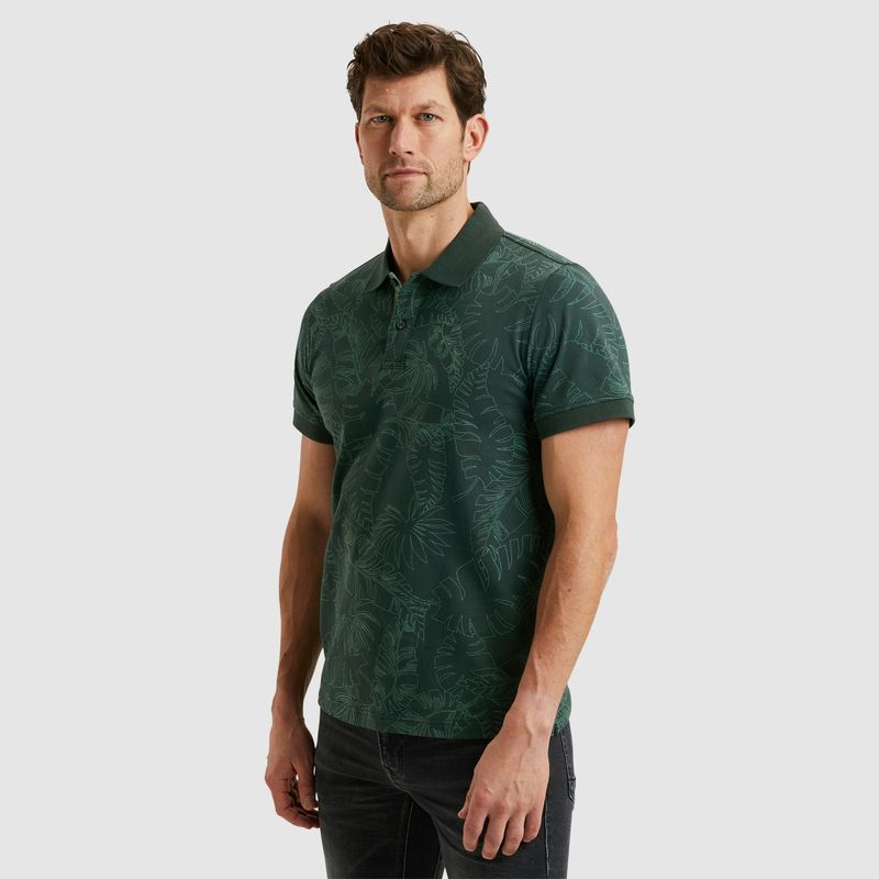 PME Legend Short sleeve polo Single jersey ao Green Gables PPSS2503859