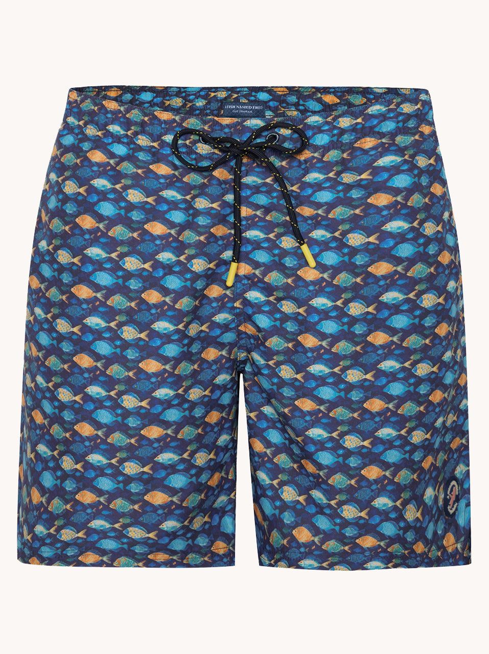 A fish named Fred Swimshort fish Navy 31.256