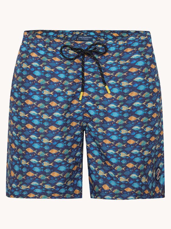 A fish named Fred Swimshort fish Navy 31.256