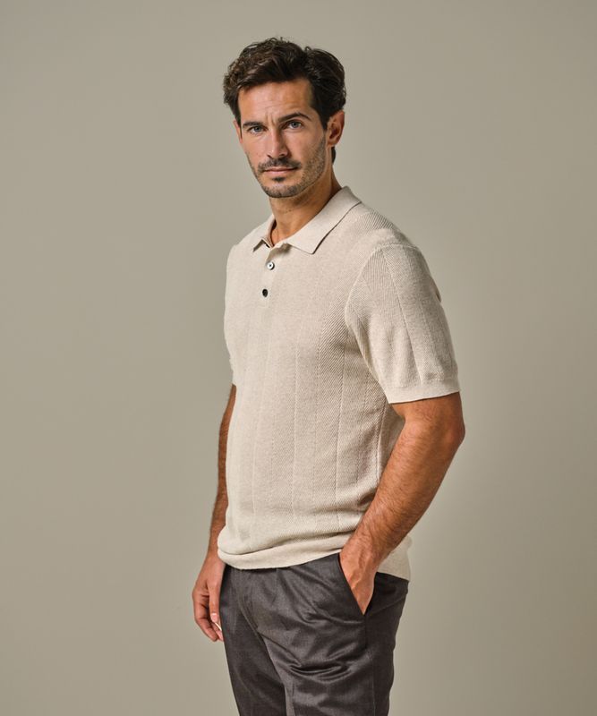 Profuomo POLO SS OFF WHITE Ecru PPWD10008B