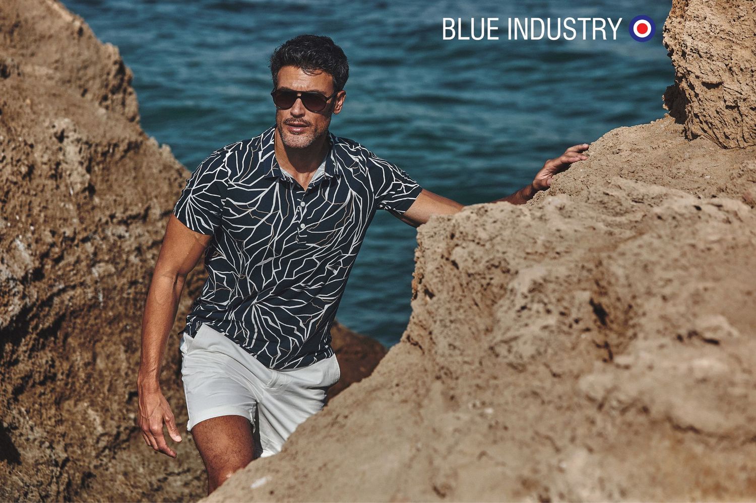 Blue Industry Blue Industry polo NAVY KBIS25-M27