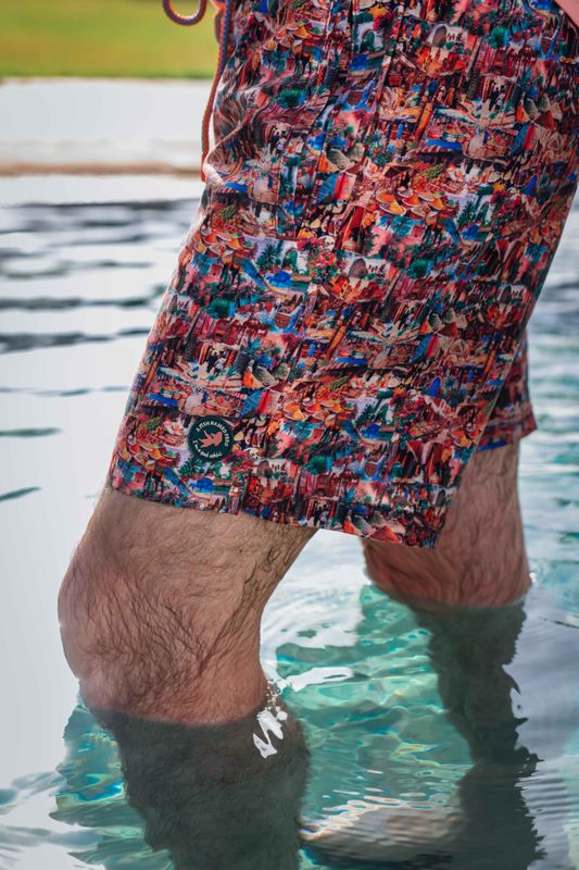 A fish named Fred Swimshort spice markt Multicolor All Color 31.253