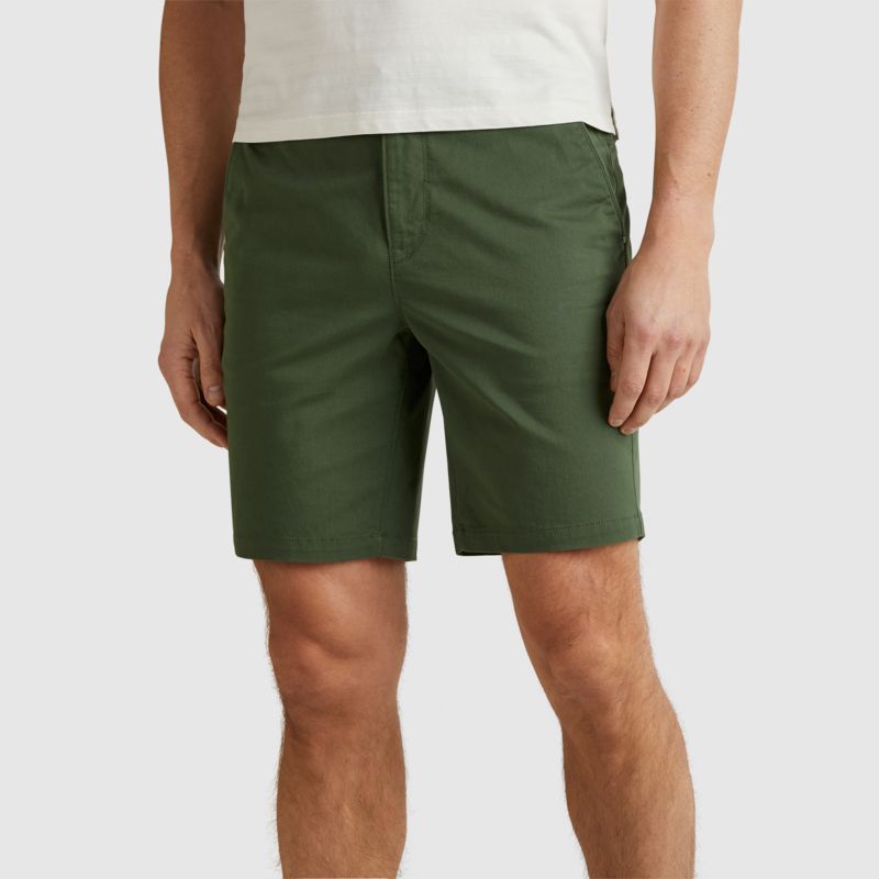 Vanguard CHINO SHORTS FINE TWILL STRETCH Groen VSH2304650