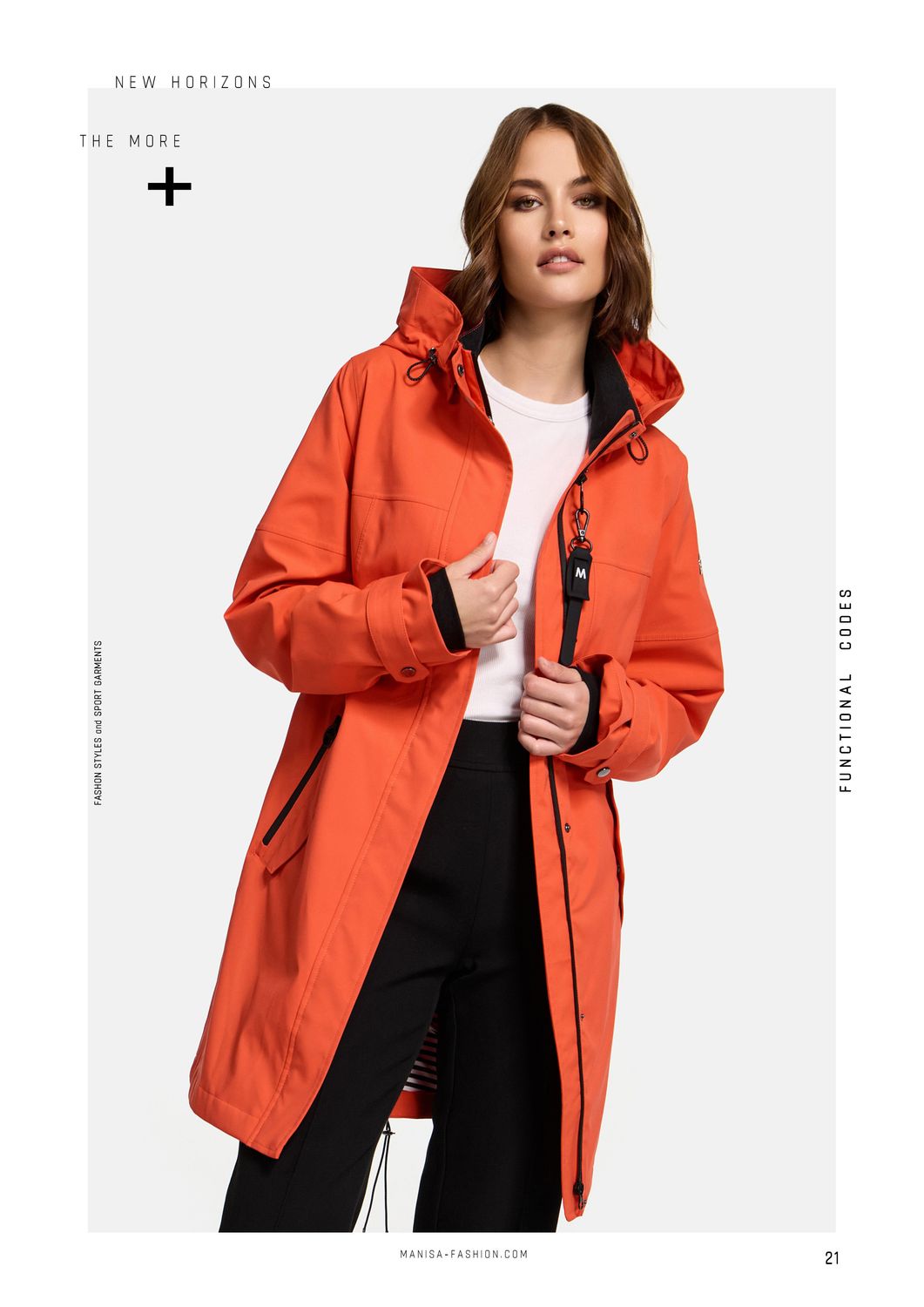 Manisa Rainwearparka WP coral 331121/131