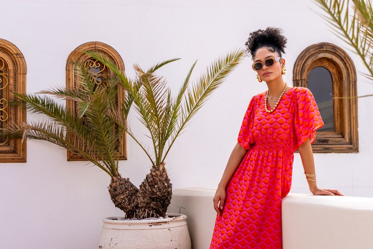 Geisha Dress Rood 57092-20