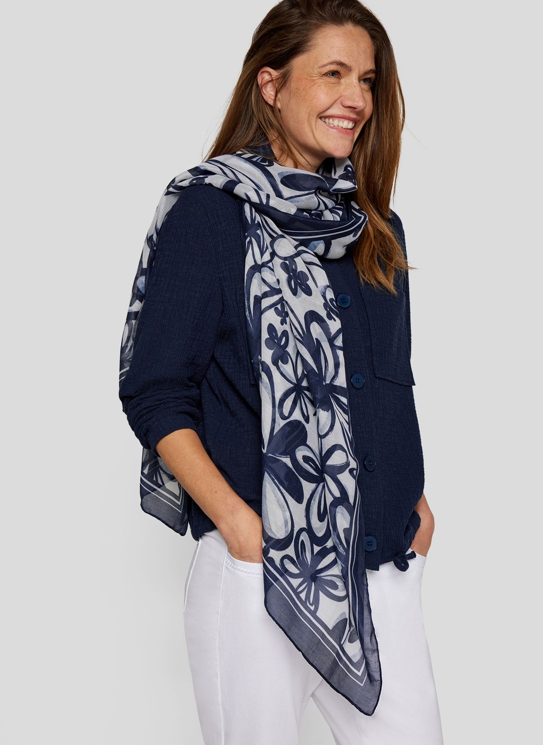 Thomas Rabe Schal Marine 54-223940