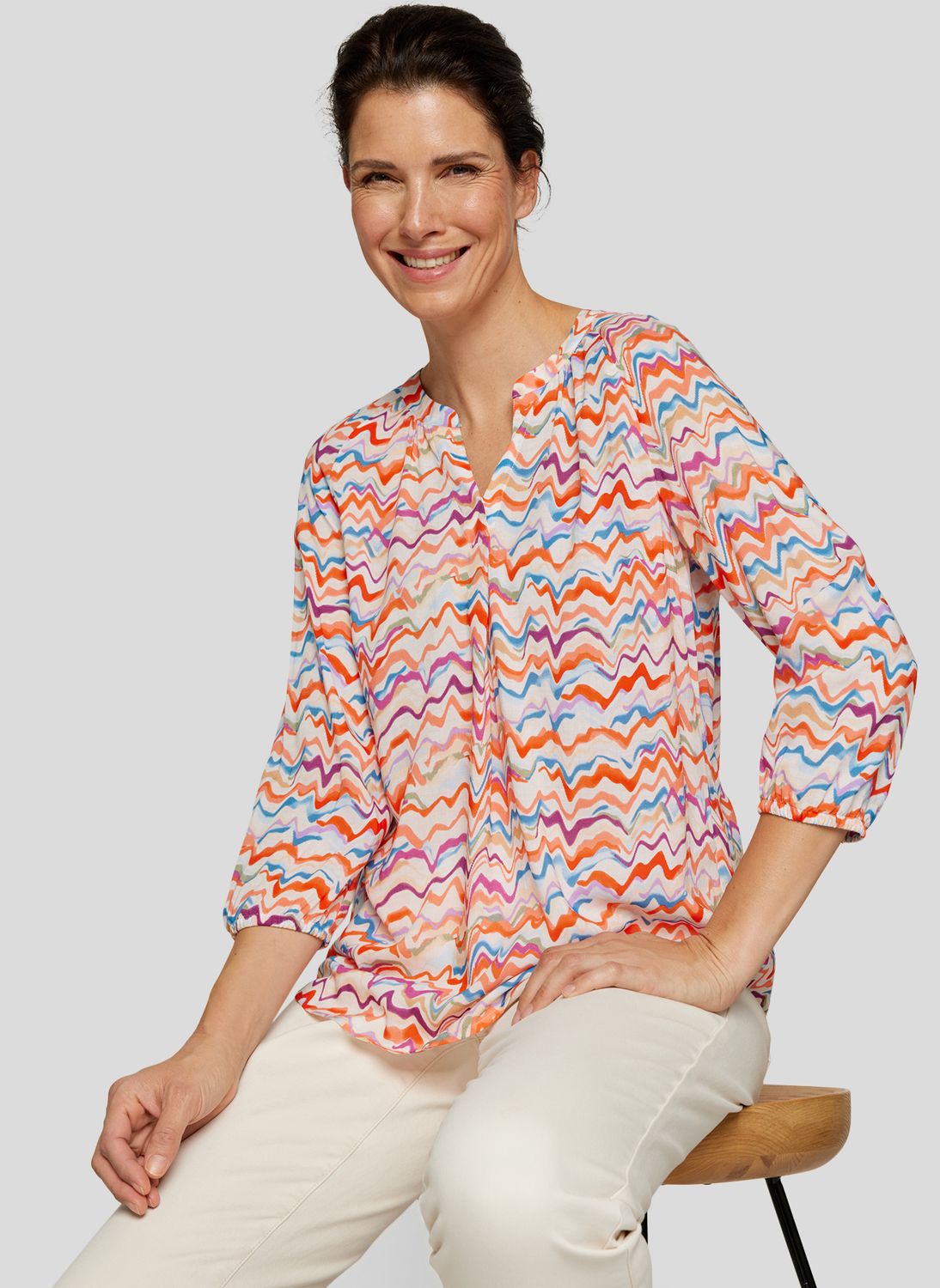 Thomas Rabe Bluse Mandarine 54-124101