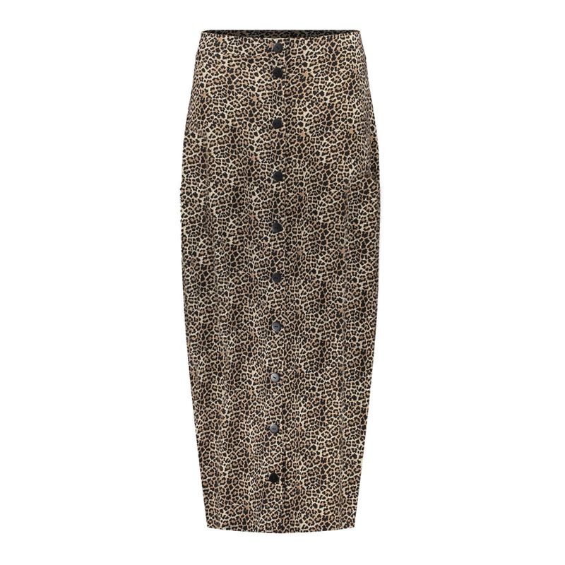 Geisha Skirt leopard Zwart 56335-41