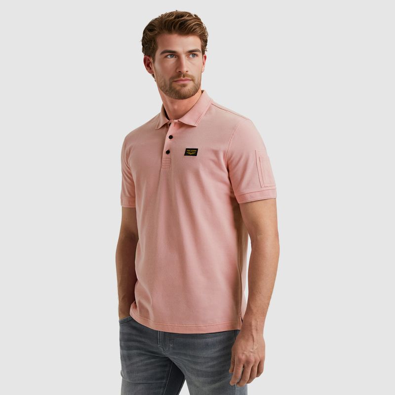 PME Legend Short sleeve polo trackway polo Light Lilac PPSS2505899