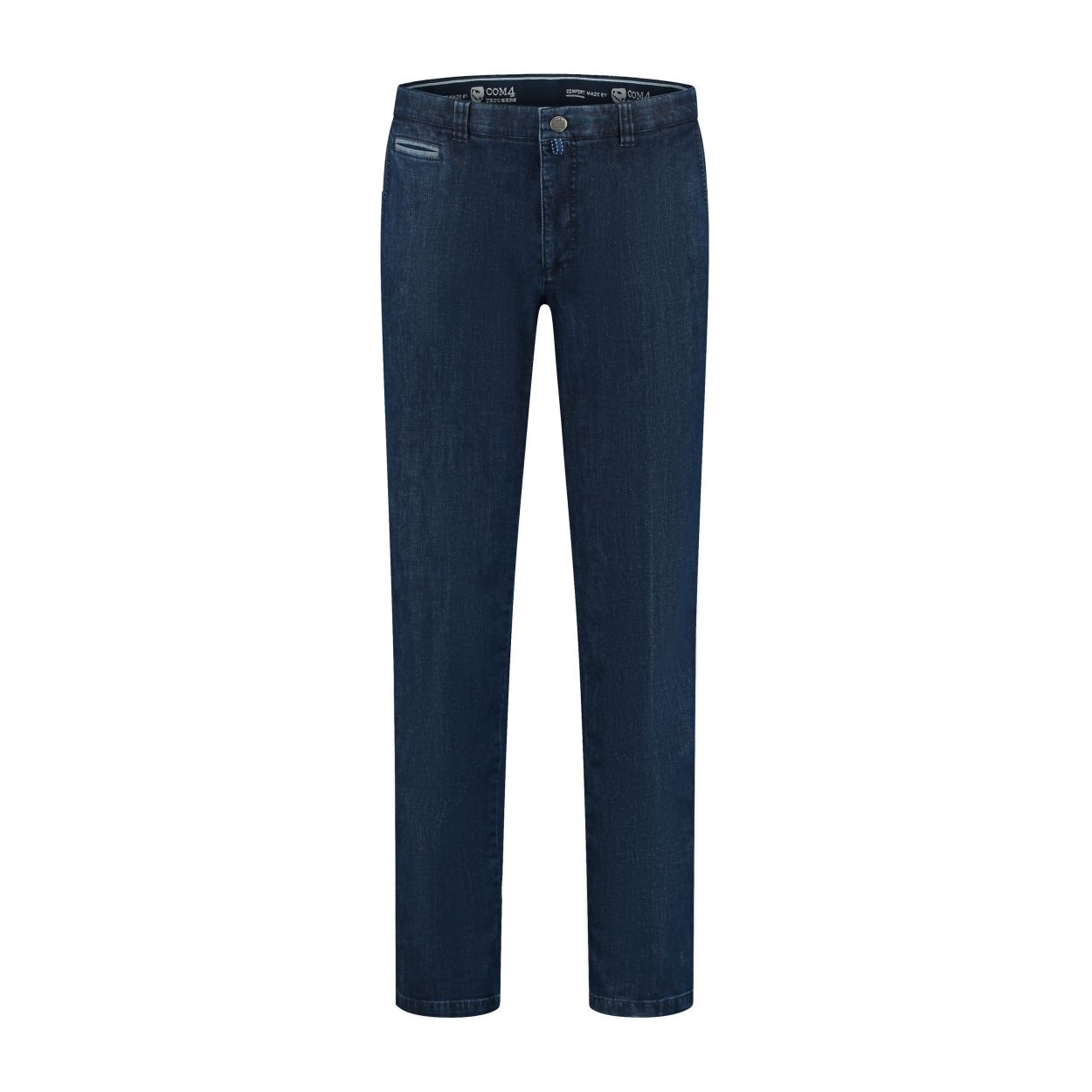 Com4 Trousers Modern Chino Denim Blue 2120