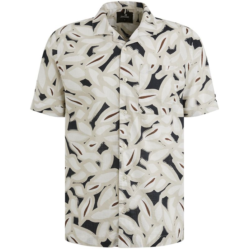 Vanguard Short Sleeve Shirt Printed on slub Grijs VSIS2505287