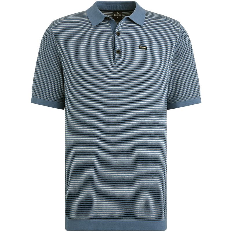 Vanguard Short sleeve polo cotton modal Moonlight Blue VPSS2505887