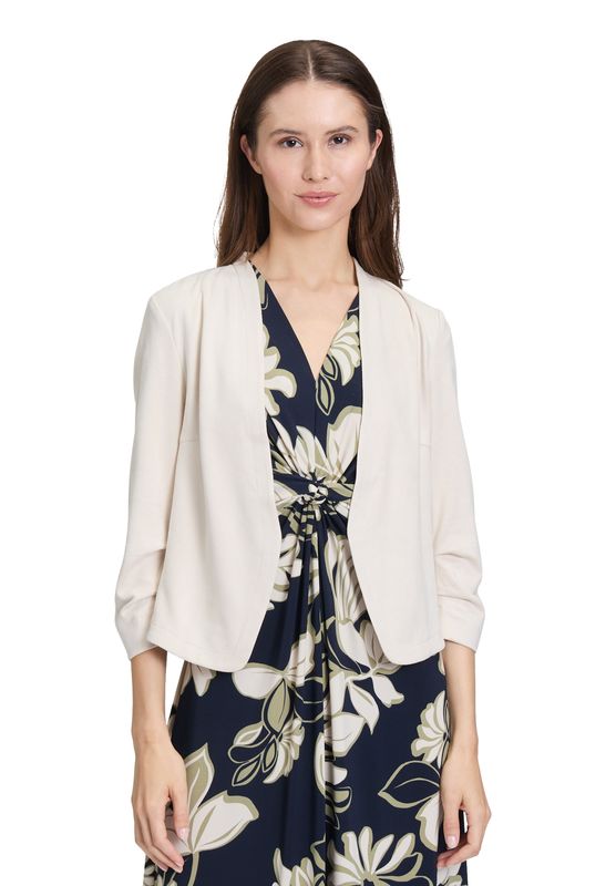 Betty Barclay Blazerjacke Kurz 3/4 Arm Beige 44001673