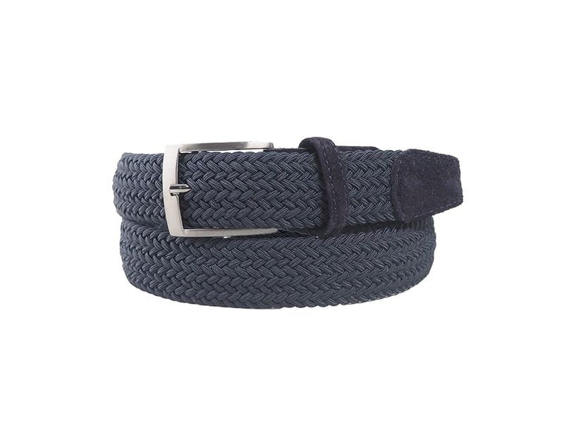 SIXROAD - 6ROAD Riem vlecht stretch suede marine 395050