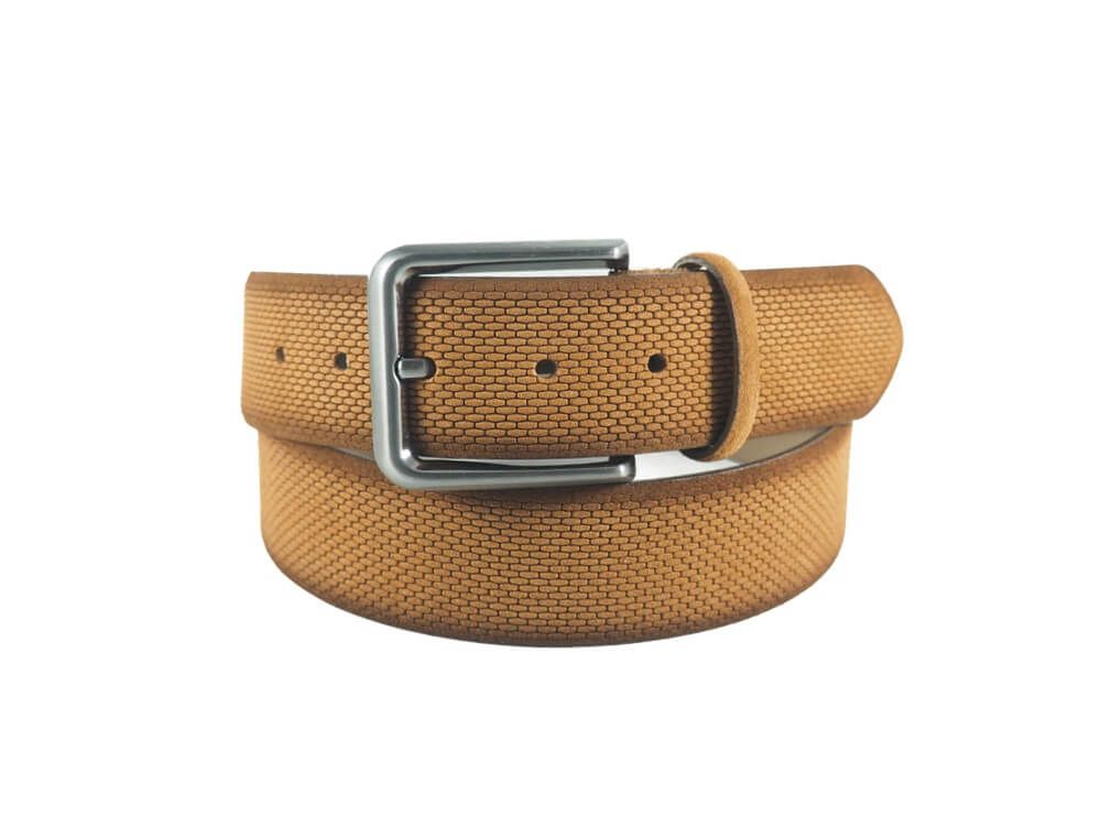 SIXROAD - 6ROAD Riem suede print 4 cm cognac 454545