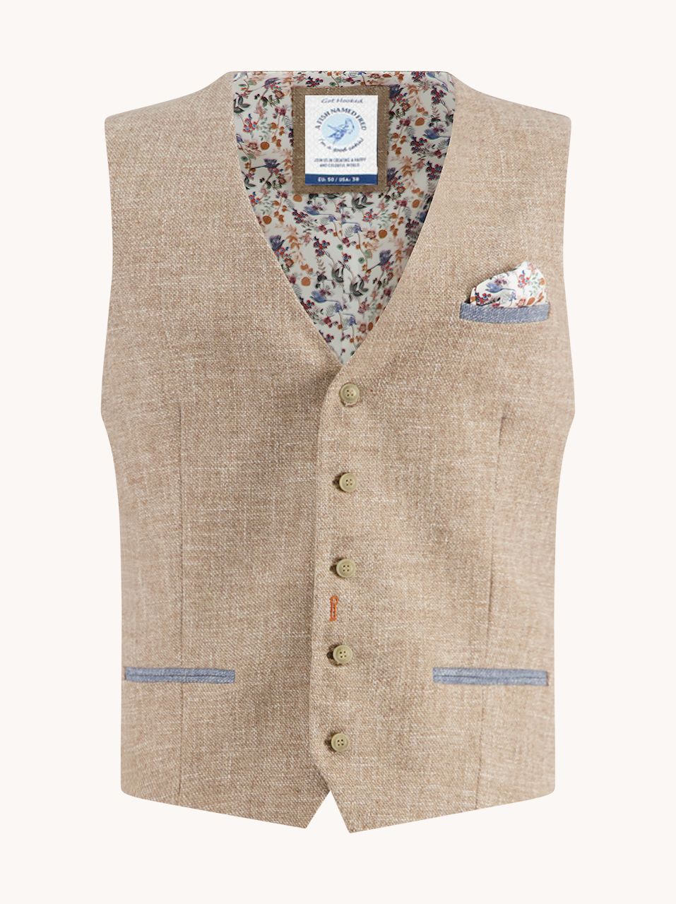 A fish named Fred Waistcoat structure Sand 32132