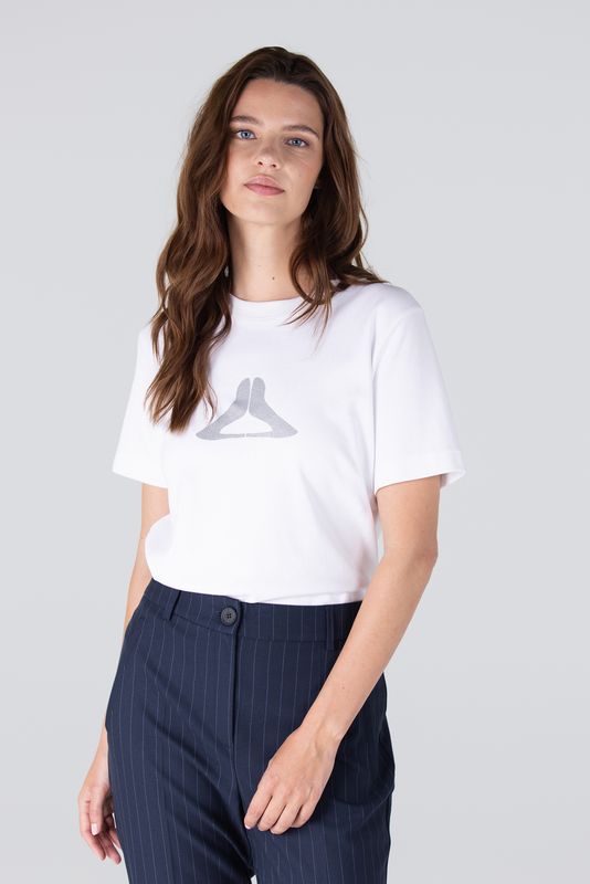 Jansen Amsterdam LOLA SHIRT CO 140 short sleeve pumps 000000 - wit LOLA W25