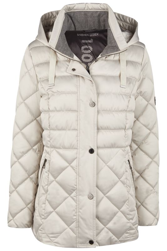 Barbara Lebek Jacke m. Kapuze stone 30600052