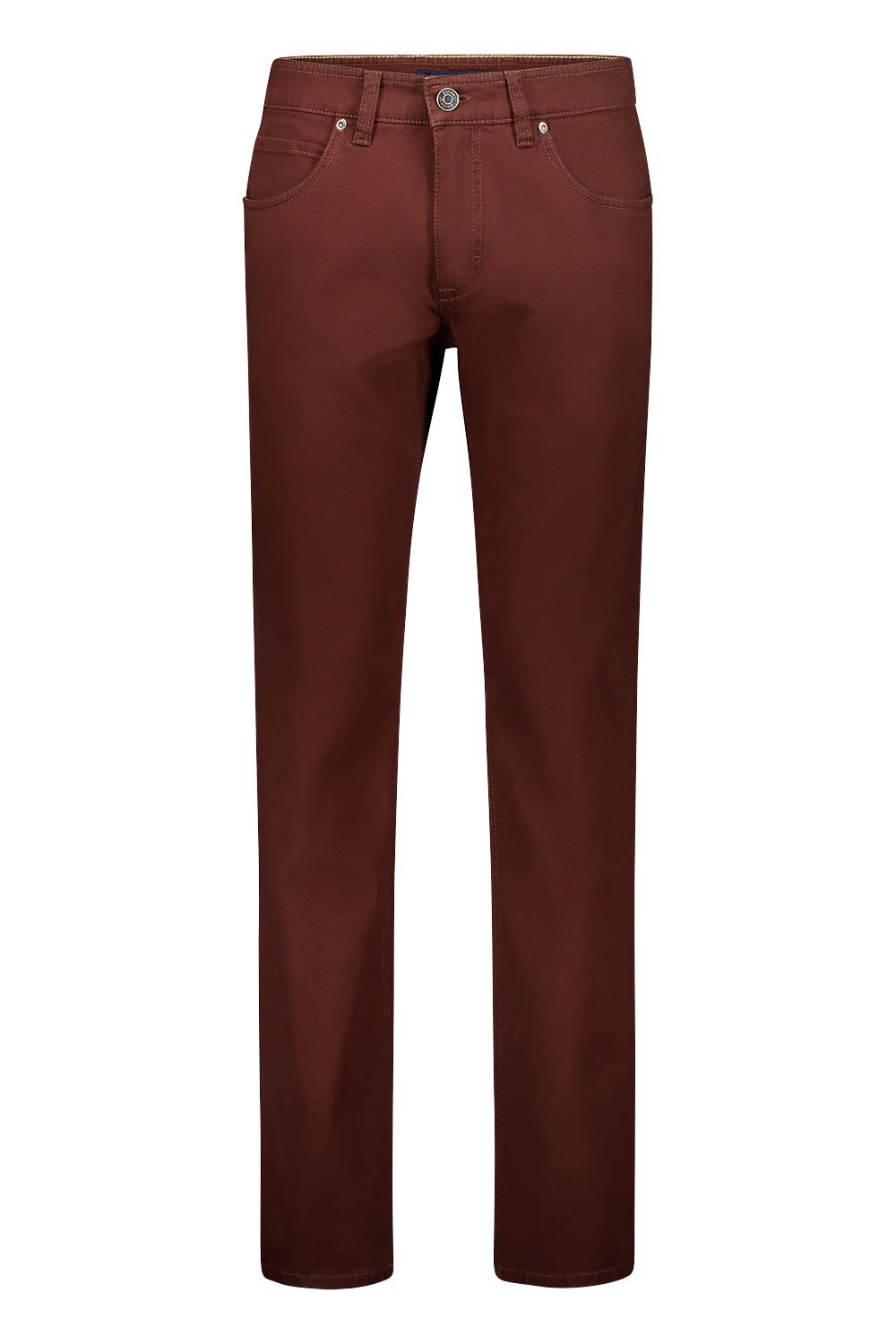 Gardeur Hose 5-Pocket Modern Fit Rostrot BILL-3 418861