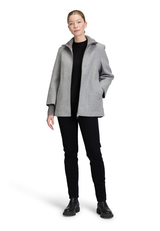 Betty Barclay Jacke Wolle Light Grey Melange 79781531